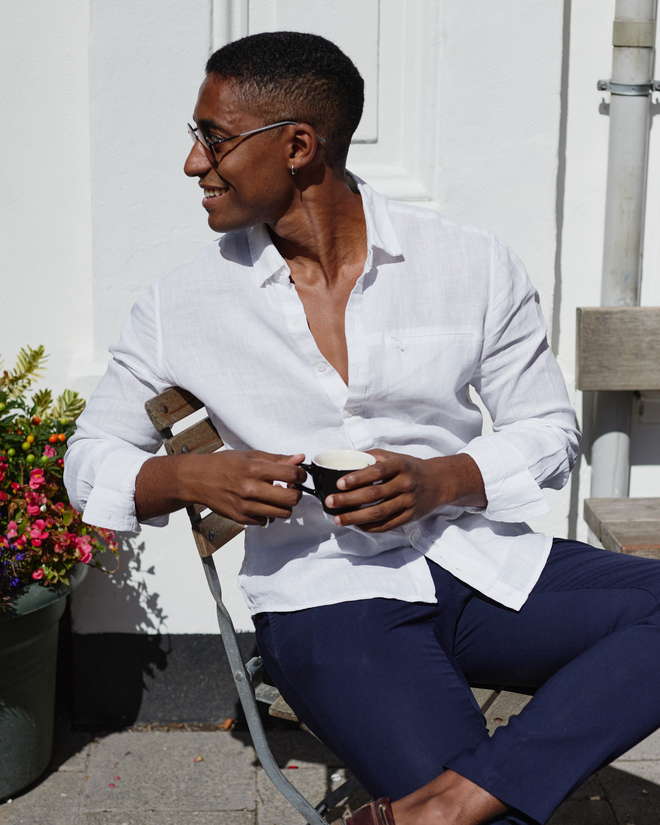 White Linen Shirt