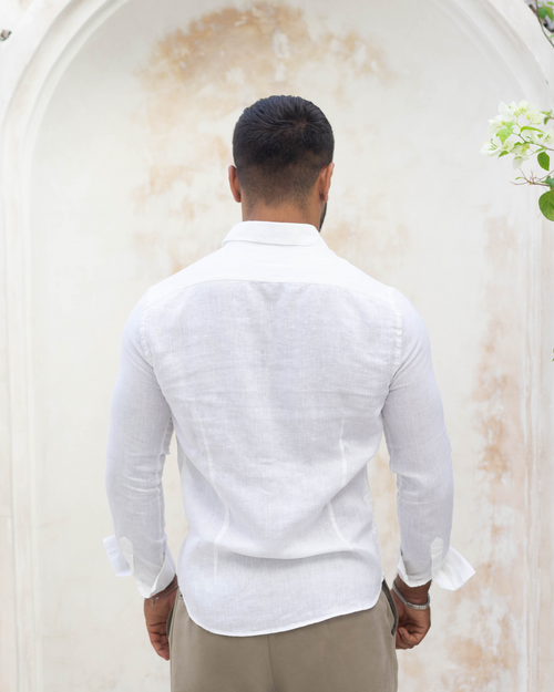 White Linen Shirt